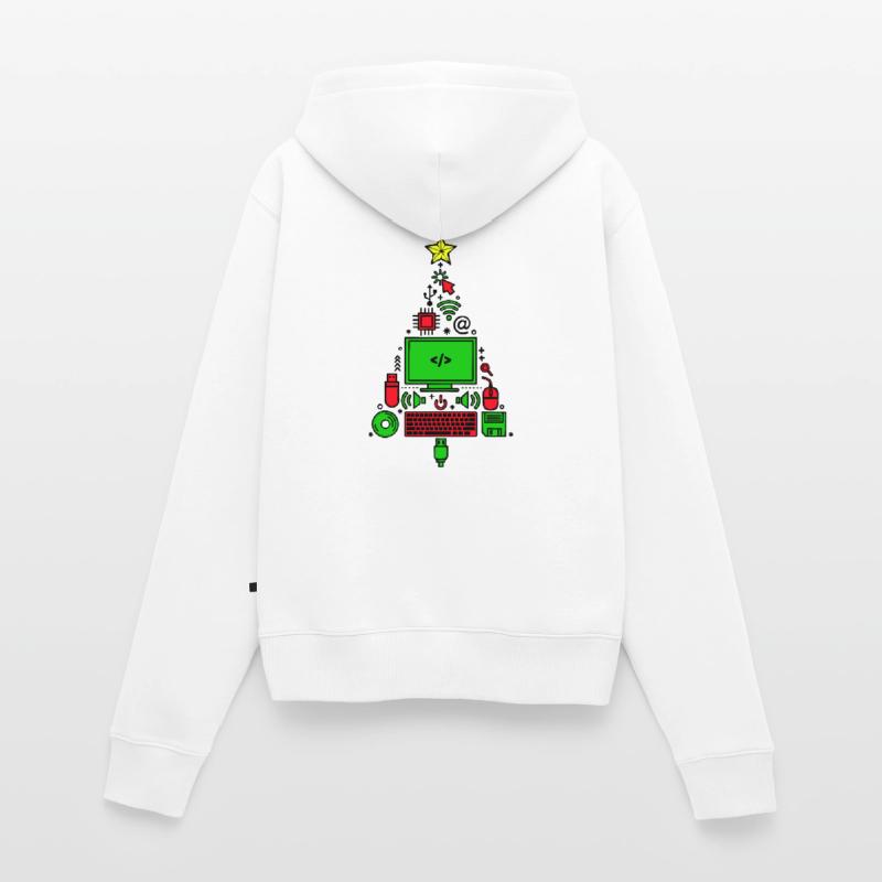 Code Computer Code Debug Skripting Programmierer Frauen Premium Bio Zip Hoodie