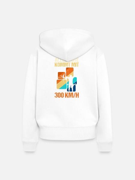 Bogenschütze Bogensport Bogenschießen - Frauen Premium Bio Zip Hoodie - Weiß