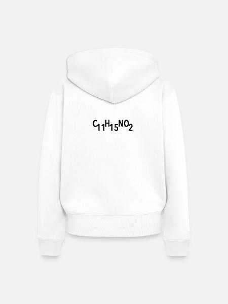 3,4-Methylendioxy-N-methylamphetamin - Frauen Premium Bio Zip Hoodie - Weiß