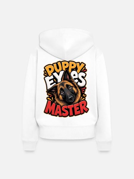 Belgischer Schäferhund - Frauen Premium Bio Zip Hoodie - Weiß