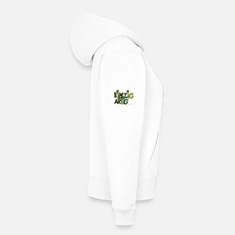 Einzigartig Frauen Premium Bio Zip Hoodie