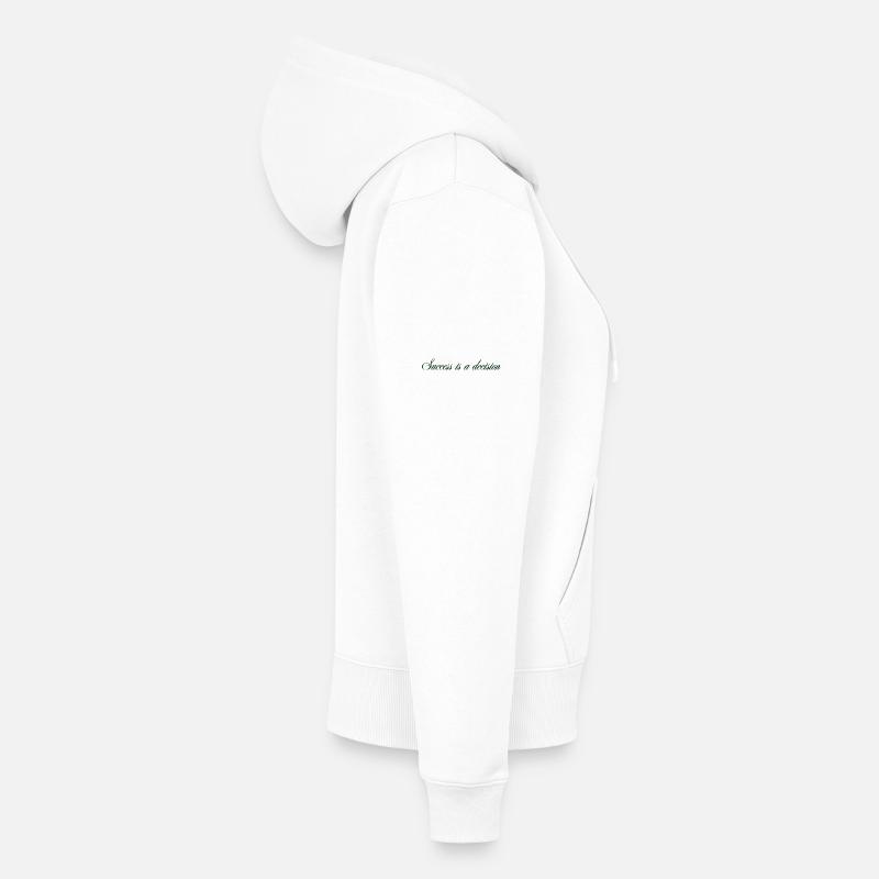 Success_is_a_decision Women's Premium Organic Zip Hoodie