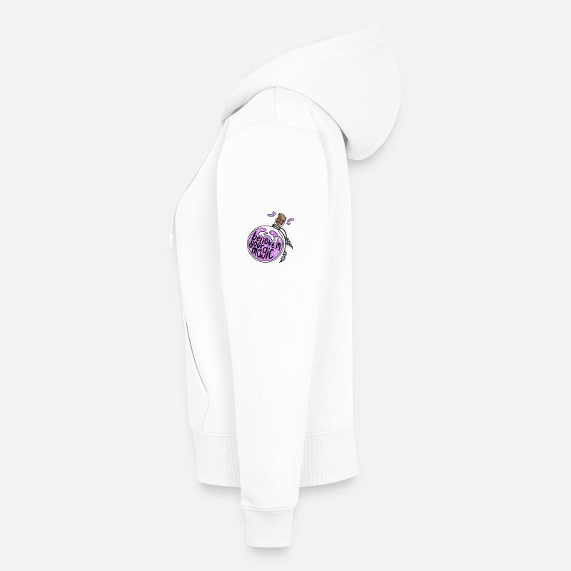 Believe in your magic Women's Premium Organic Zip Hoodie