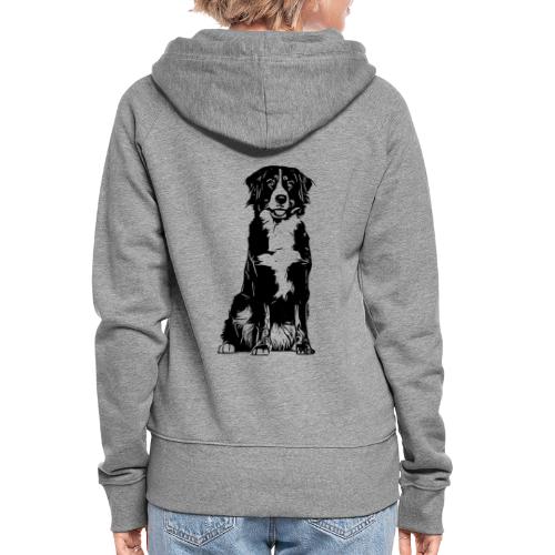 Berner Sennenhund Hunde Design Geschenkidee - Frauen Premium Kapuzenjacke