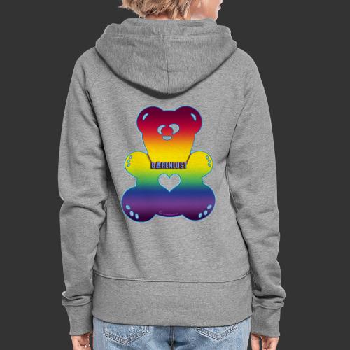 Rainbow Bear - Women's Premium Hooded Jacket