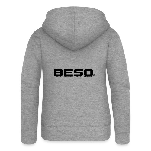 B-E-S-O T-shirt manches longues Premium (unisexe) - Veste à capuche Premium Femme