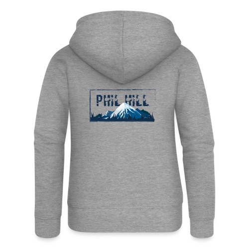 Phil Hill Mountain Sky Blue - Frauen Premium Kapuzenjacke