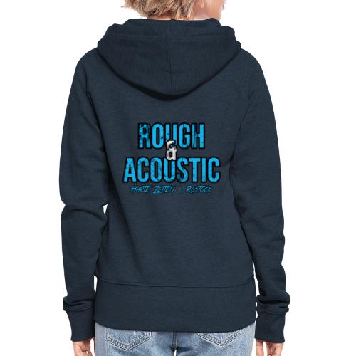 Rough & Acoustic Logo - Frauen Premium Kapuzenjacke