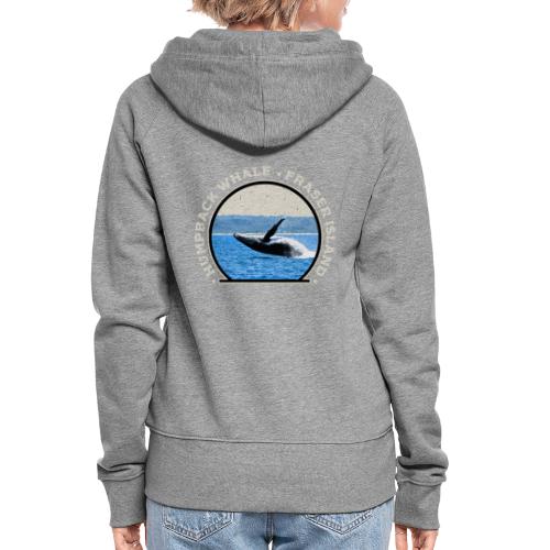 Springender Wal: Humpback Whale - Fraser Island - Frauen Premium Kapuzenjacke