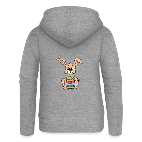Easter Bunny Shirt - Felpa con zip premium da donna