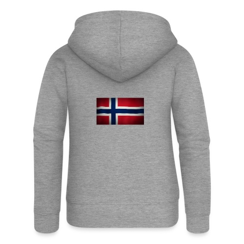 Norsk Flagg - Premium hettejakke for kvinner