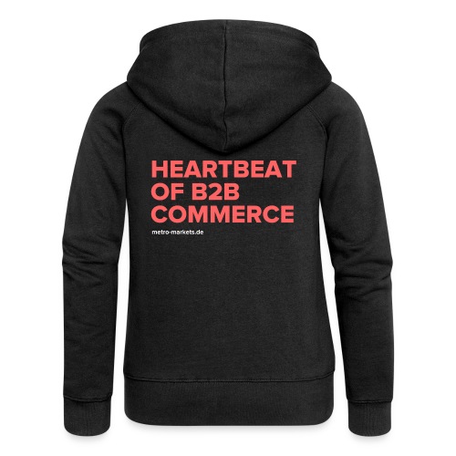 HeartbeatOfB2BCommerce - Women's Premium Hooded Jacket