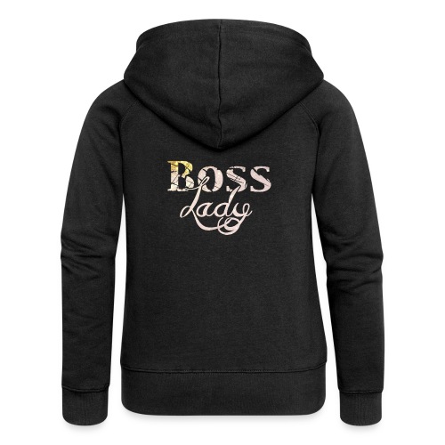 Lady Boss - Frauen Premium Kapuzenjacke
