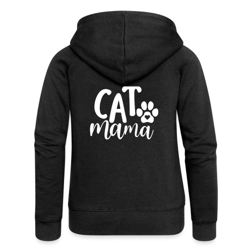 CAT MAMA - Veste à capuche Premium Femme