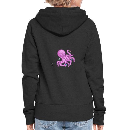 Smoking Octopus - Frauen Premium Kapuzenjacke