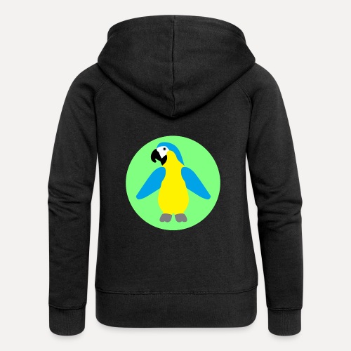 Yellow-breasted Macaw - Women's Premium Hooded Jacket