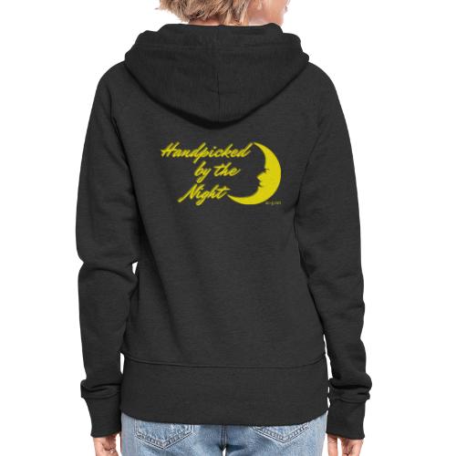 Handpicked design By The Night - Logo Yellow - Women's Premium Hooded Jacket