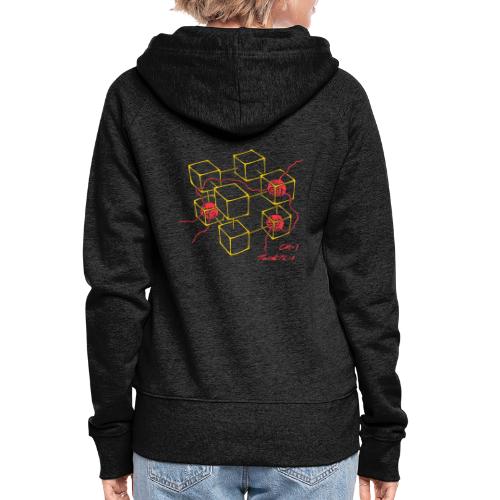 Connection Machine CM-1 Feynman t-shirt logo - Women's Premium Hooded Jacket