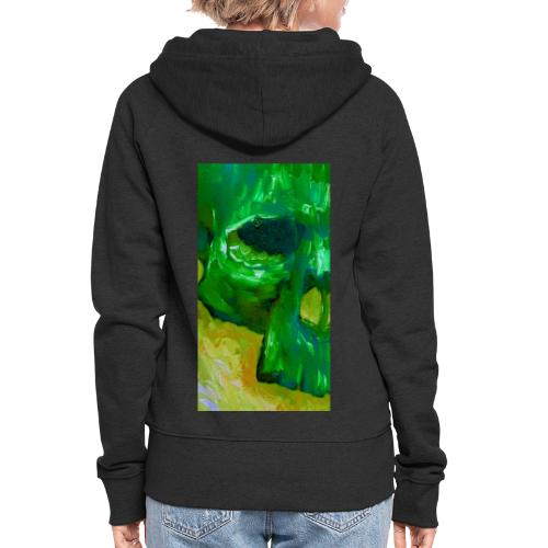 Green Skull #2 - Vrouwenjack met capuchon Premium