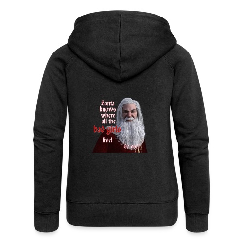 Santa Knows - Women's Premium Hooded Jacket