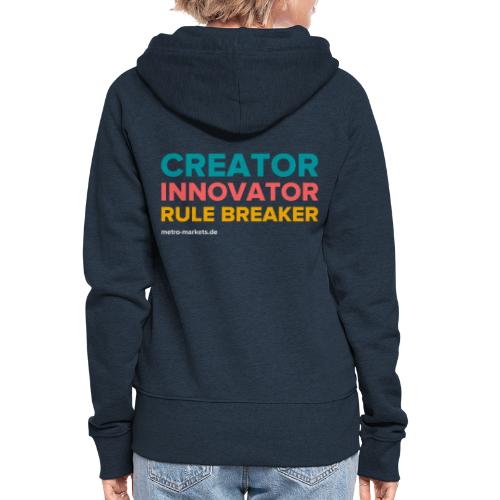 CreatorInnovatorRuleBreaker - Women's Premium Hooded Jacket