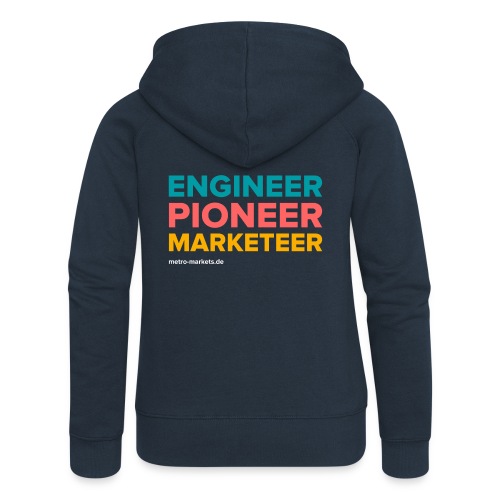 EngineerPioneerMarketeer - Women's Premium Hooded Jacket