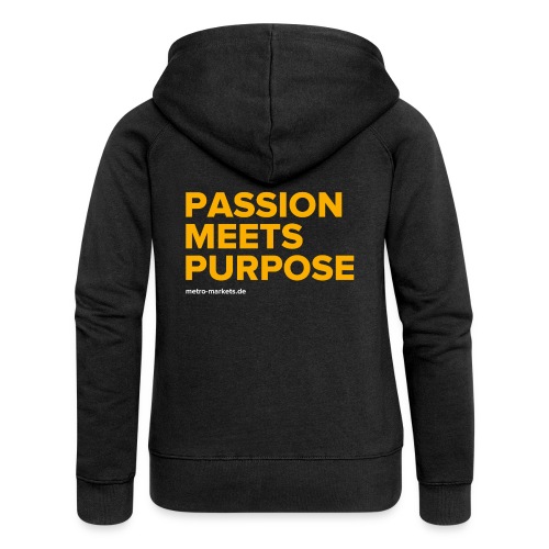 PassionMeetsPurpose - Women's Premium Hooded Jacket