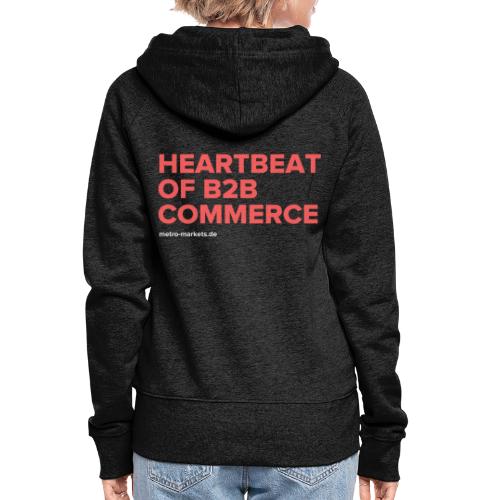 HeartbeatOfB2BCommerce - Women's Premium Hooded Jacket