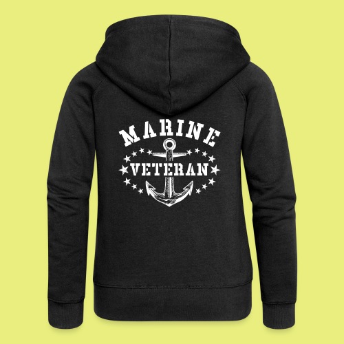 Marine Veteran - Frauen Premium Kapuzenjacke