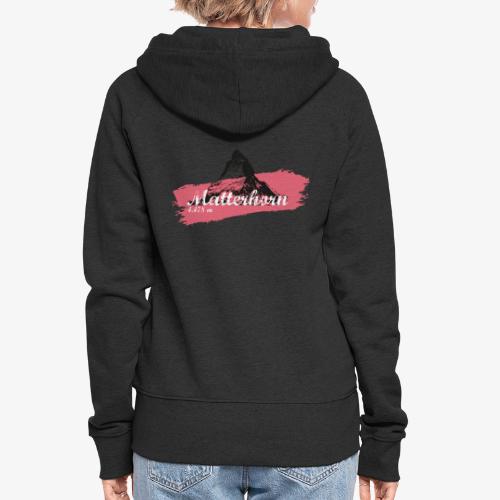 Matterhorn - Cervino - Color Coral - Women's Premium Hooded Jacket