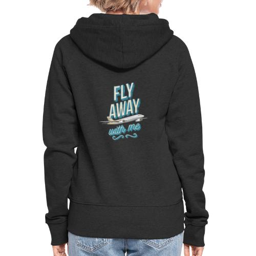 Fly Away With Me - Women's Premium Hooded Jacket