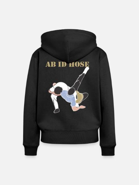 Schwingen Schwinger  - Frauen Premium Bio Zip Hoodie - Schwarz