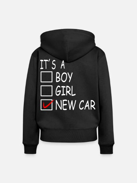 Neues Auto - Frauen Premium Bio Zip Hoodie - Schwarz