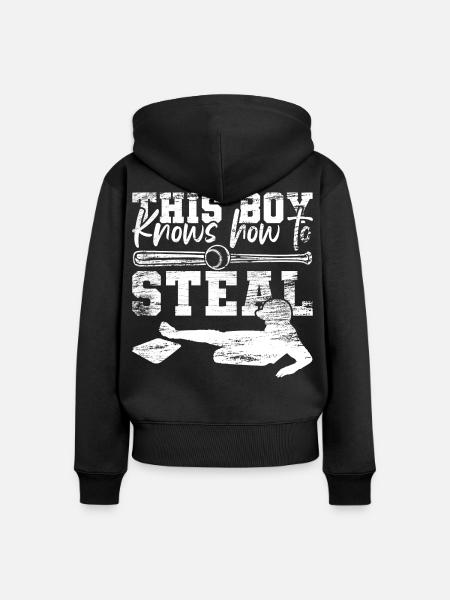 Batter Junge - Frauen Premium Bio Zip Hoodie - Schwarz