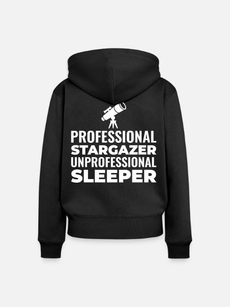 Astronavigationsdesign - Frauen Premium Bio Zip Hoodie - Schwarz