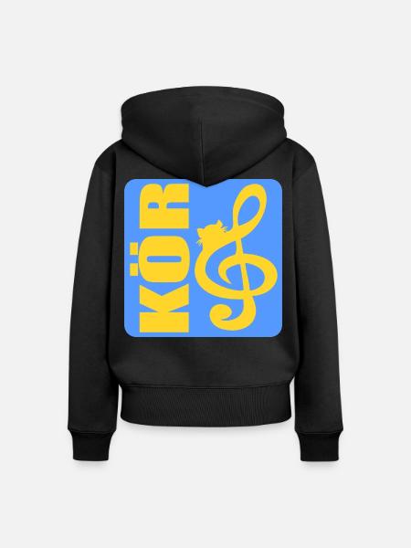 ANTRIEBSKATZE - Frauen Premium Bio Zip Hoodie - Schwarz