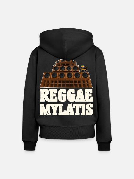Reggae Mylatis - Frauen Premium Bio Zip Hoodie - Schwarz