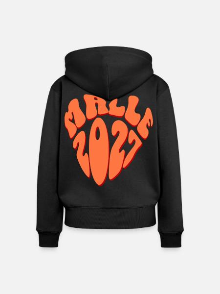 Malle 2027 - Frauen Premium Bio Zip Hoodie - Schwarz