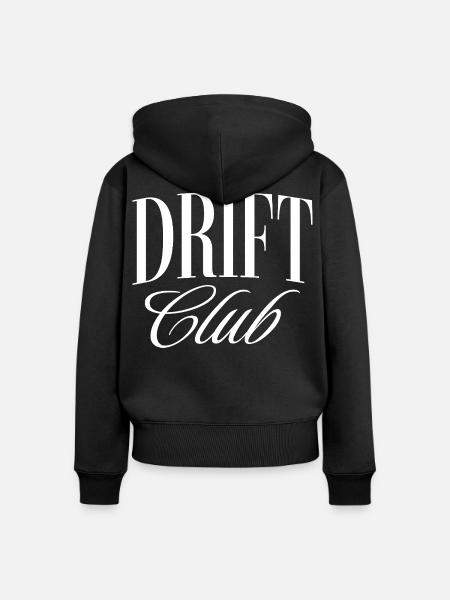 Drift Club - Frauen Premium Bio Zip Hoodie - Schwarz