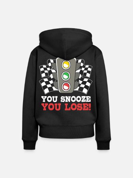Drag Race - Frauen Premium Bio Zip Hoodie - Schwarz