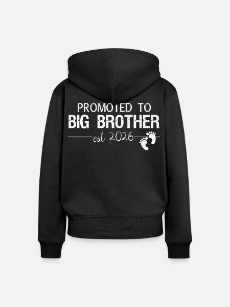 Big Brother 2026 Beförderungs-Ankündigungsshirt - Frauen Premium Bio Zip Hoodie - Schwarz