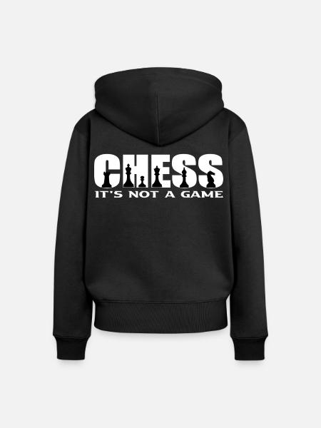 Chess  - Frauen Premium Bio Zip Hoodie - Schwarz