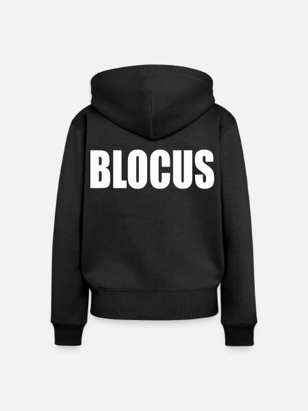 Blockade - Frauen Premium Bio Zip Hoodie - Schwarz