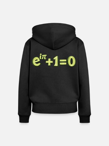 Euler-Identität Gurken-Mathematik - Frauen Premium Bio Zip Hoodie - Schwarz