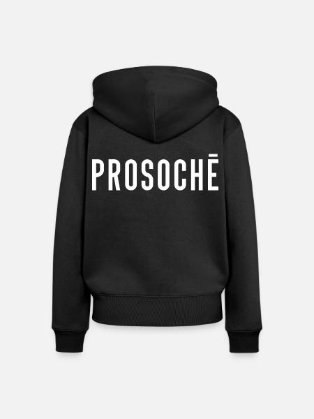 Stoizismus Prosoche - Frauen Premium Bio Zip Hoodie - Schwarz