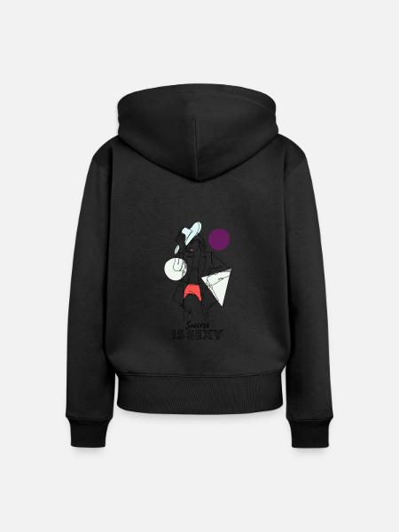 Bold Woman - Frauen Premium Bio Zip Hoodie -