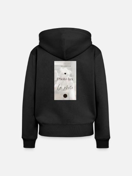 Foto-Studio - Frauen Premium Bio Zip Hoodie - Schwarz