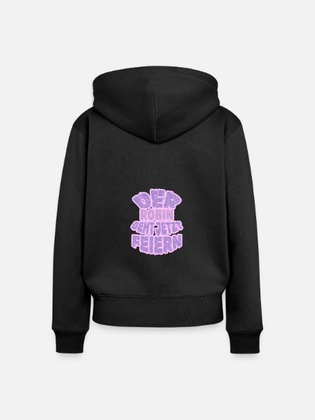 Vorname Robin - Frauen Premium Bio Zip Hoodie - Schwarz
