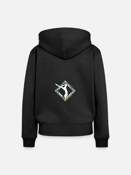 Liebespastanztanz Stripper Geschenk - Frauen Premium Bio Zip Hoodie - Schwarz