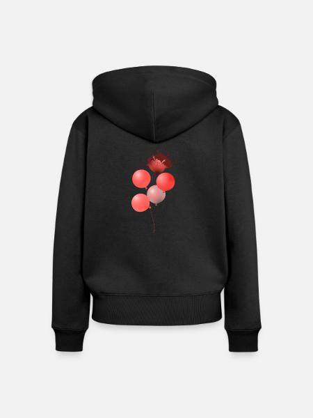 Halloween Party - Frauen Premium Bio Zip Hoodie - Schwarz